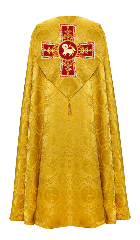 Gothic Cope vestments with Spiritual Motifs and Trims