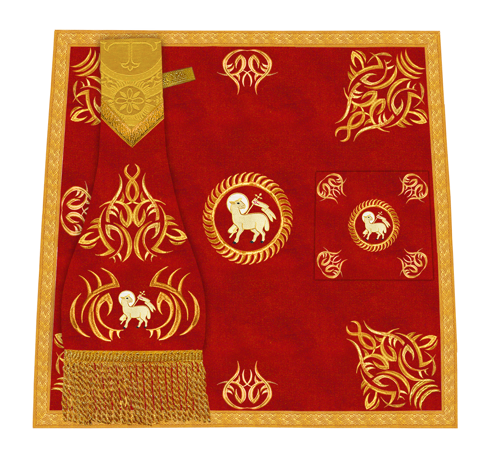 Marvelous mass set with Golden Embroidery - Angelic collection