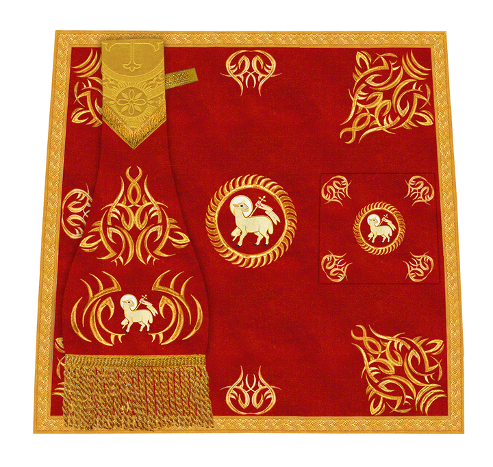 Marvelous mass set with Golden Embroidery - Angelic collection