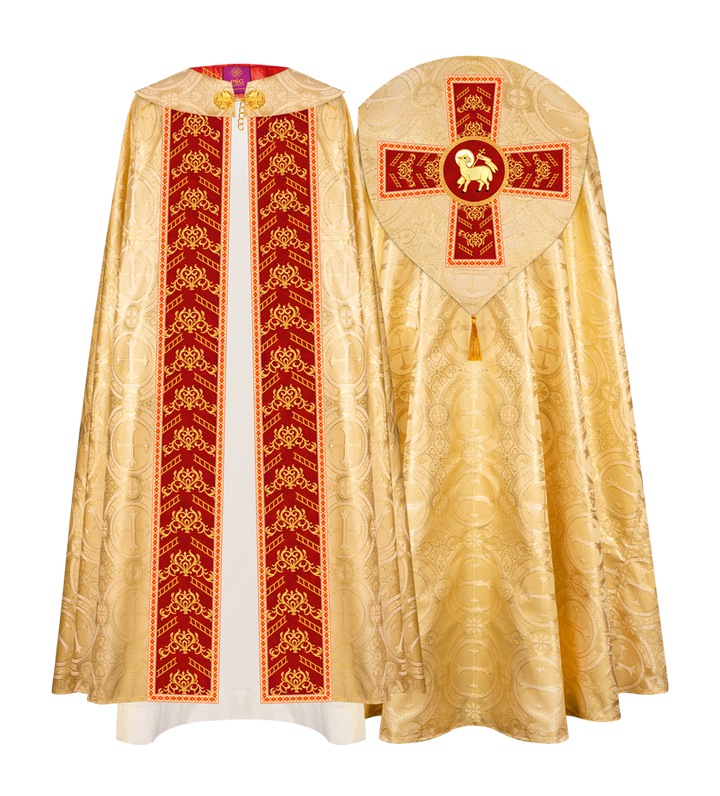 GOTHIC COPE VESTMENTS WITH ADORNED MOTIFS