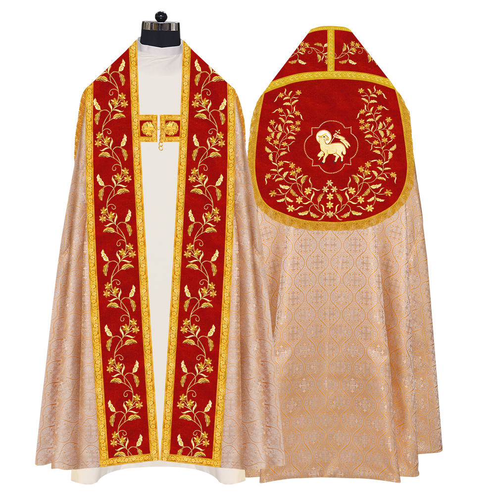 Monastic Roman cope vestments - Floral collection