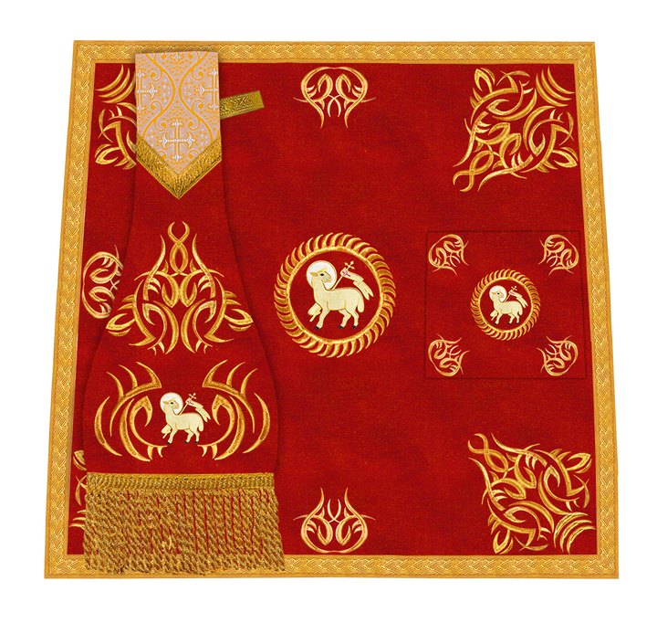 Marvelous mass set with Golden Embroidery - Angelic collection