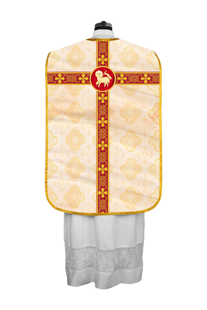 Roman chasuble adorned with lace