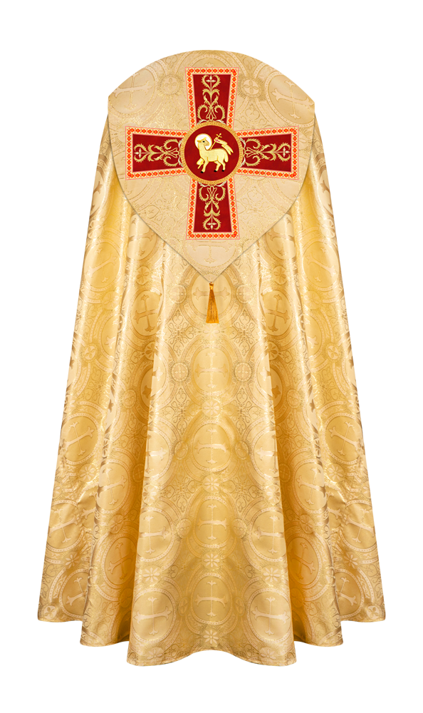 GOTHIC COPE VESTMENTS WITH ADORNED ORPHREY