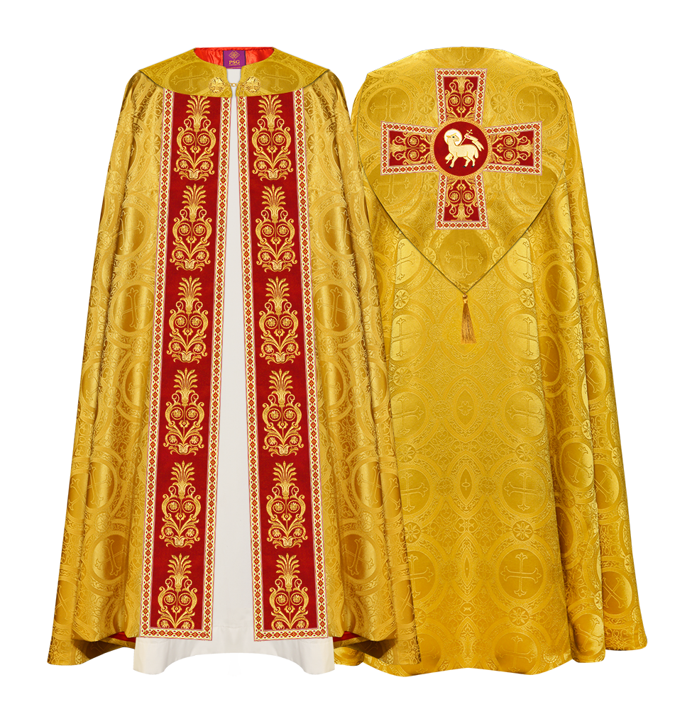 GOTHIC COPE WITH EMBROIDERED MOTIFS