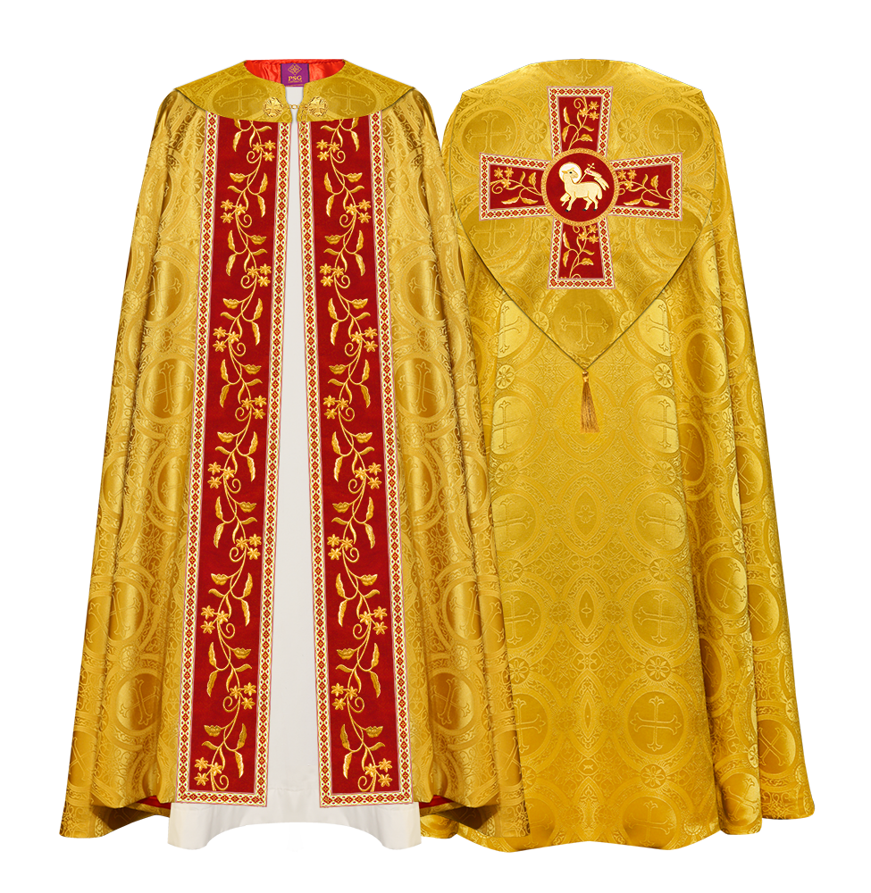 GOTHIC COPE VESTMENTS ORNATED WITH FLORAL DESIGN