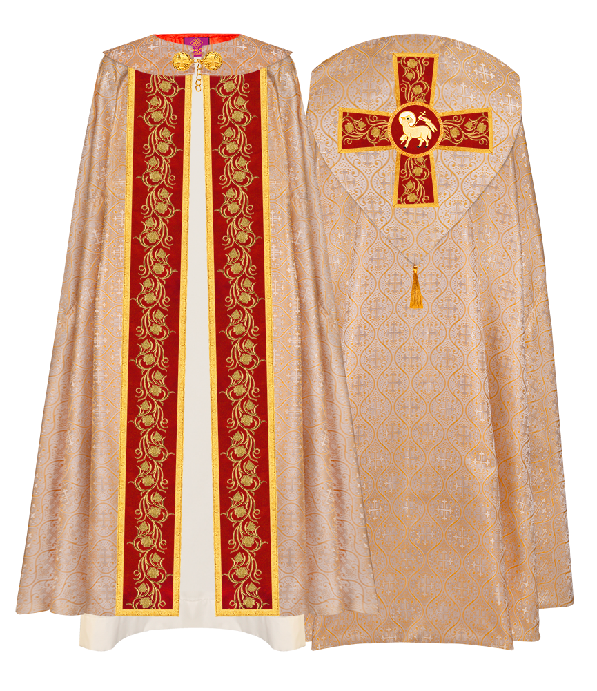 GOTHIC COPE VESTMENT WITH ORNATE EMBROIDERY