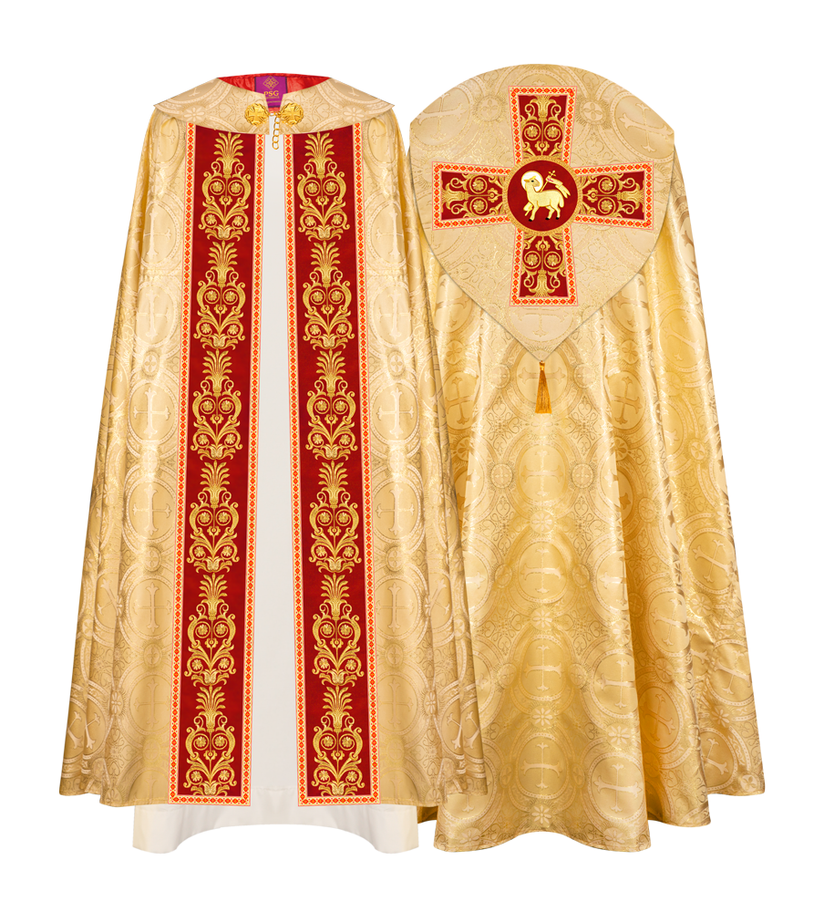 GOTHIC COPE WITH EMBROIDERED MOTIFS