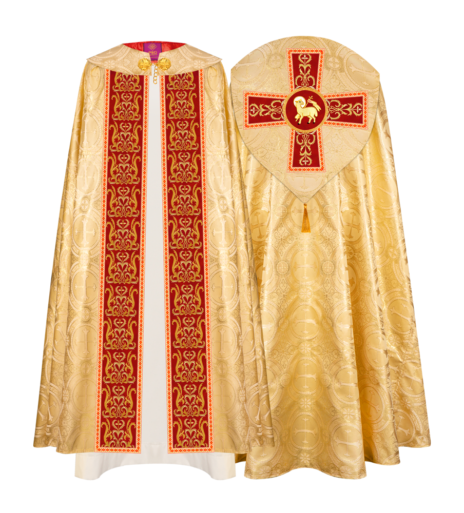 GOTHIC COPE VESTMENTS WITH ADORNED ORPHREY