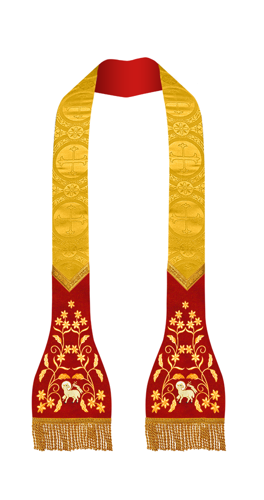 Solemn Roman Stole Vestments - Floral collection