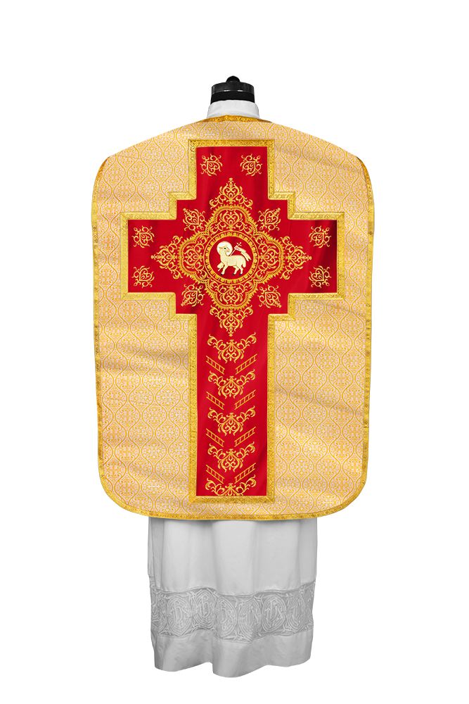 Fiddleback Vestment with Embroidered Orphrey