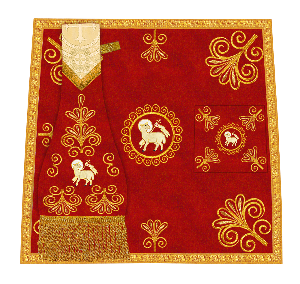 Elegant mass set with rich embroidery - Flourish collection