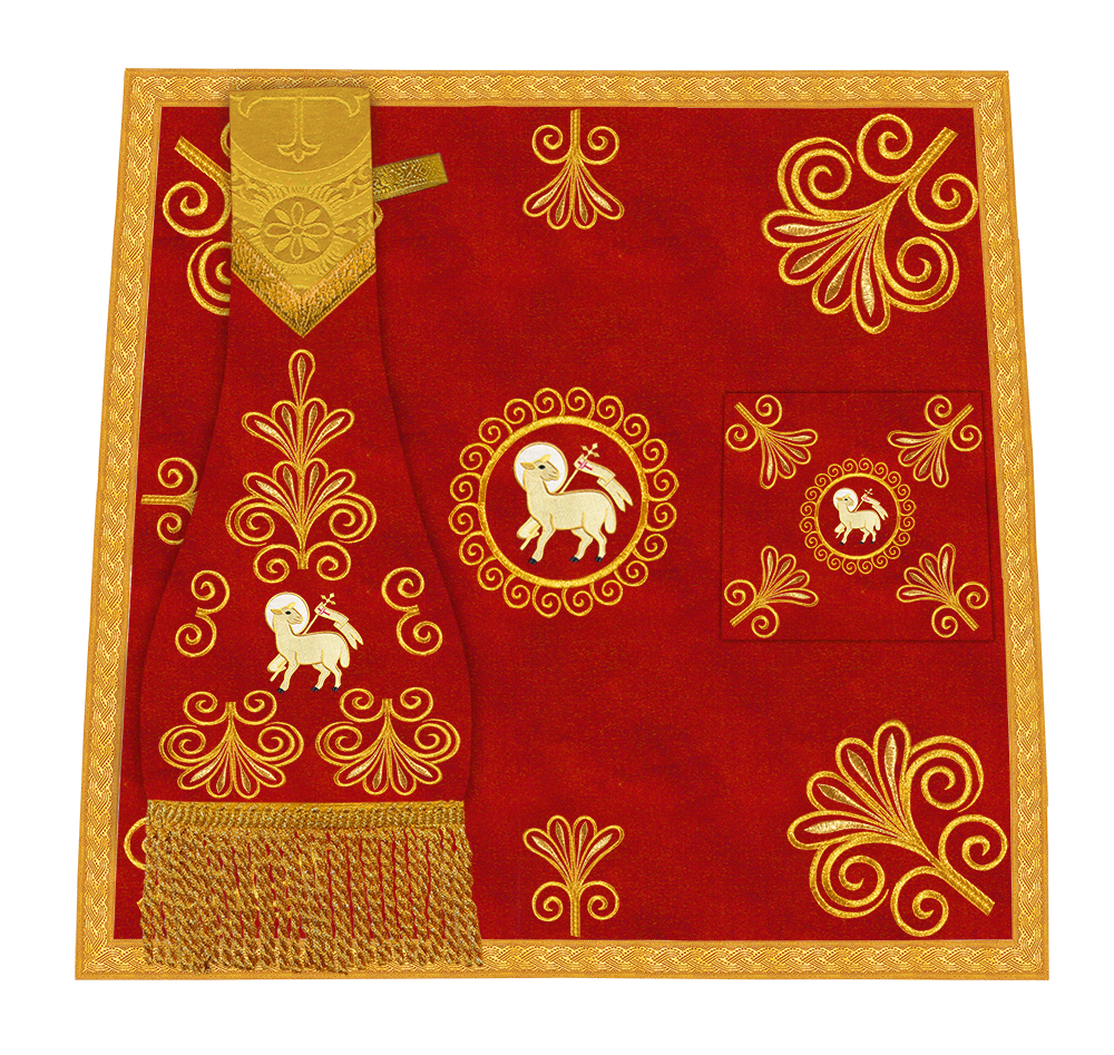 Elegant mass set with rich embroidery - Flourish collection