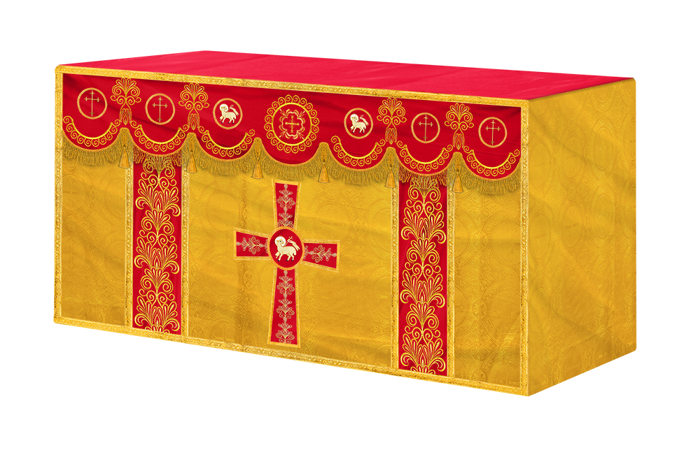 Altar Cloth with Liturgical Motif