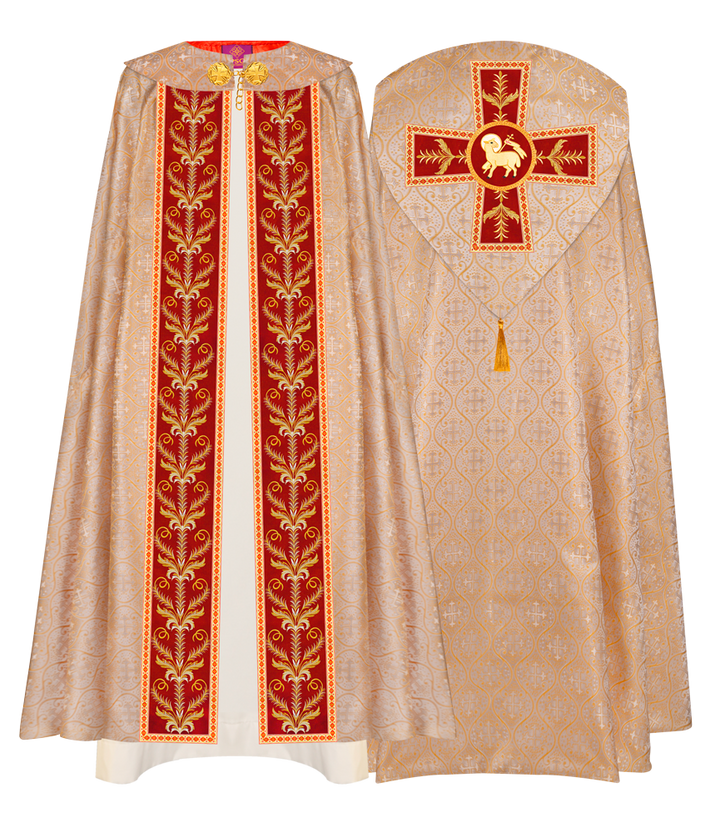 GOTHIC COPE VESTMENTS ADORNED WITH DETAILED BRAIDS