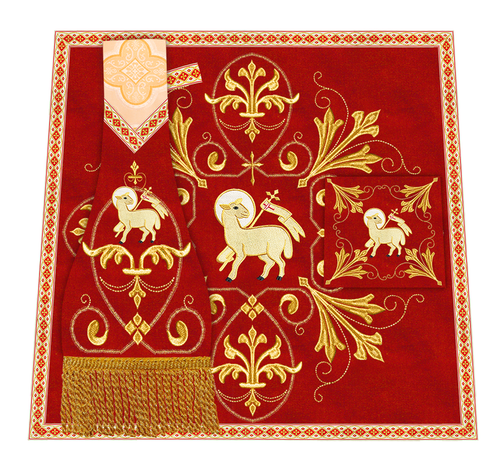 Spiritual Embroidery Mass Set Vestment