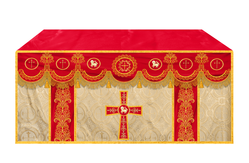 Altar Cloth with Liturgical Motif