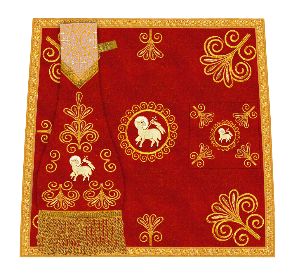 Elegant mass set with rich embroidery - Flourish collection