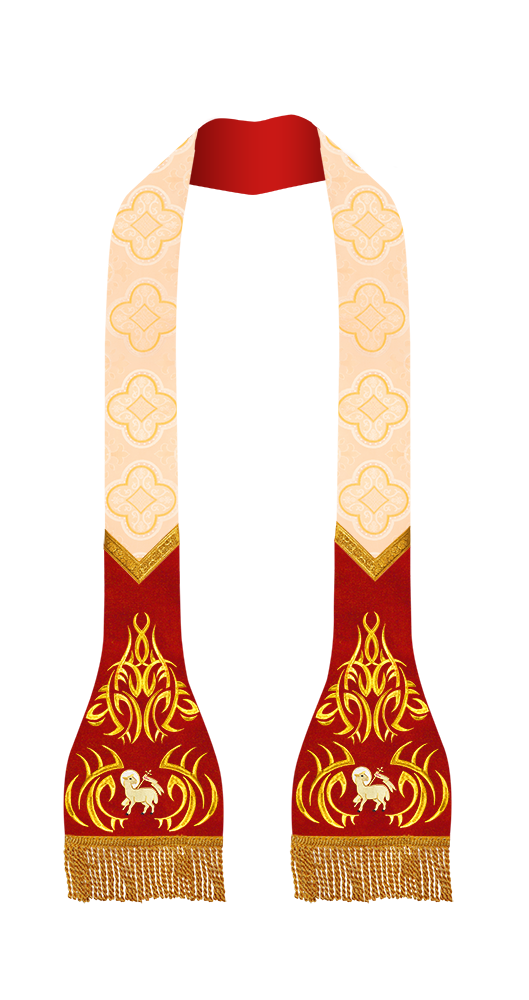 Roman stole with golden embroidery - Angelic collection