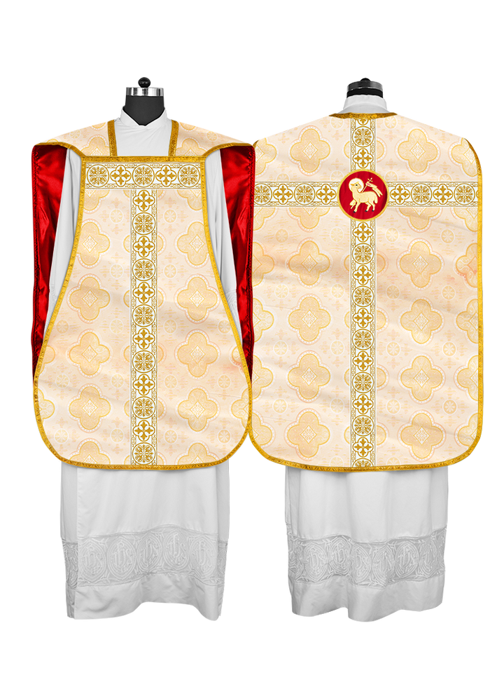 Fiddleback Vestment adorned with lace