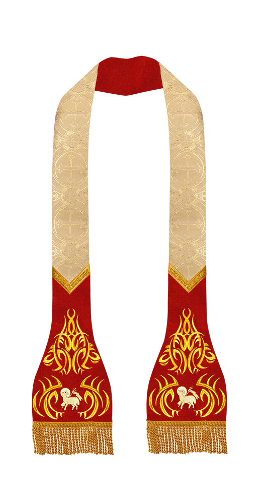 Roman stole with golden embroidery - Angelic collection