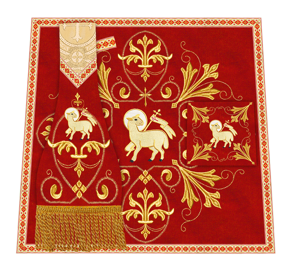 Spiritual Embroidery Mass Set Vestment