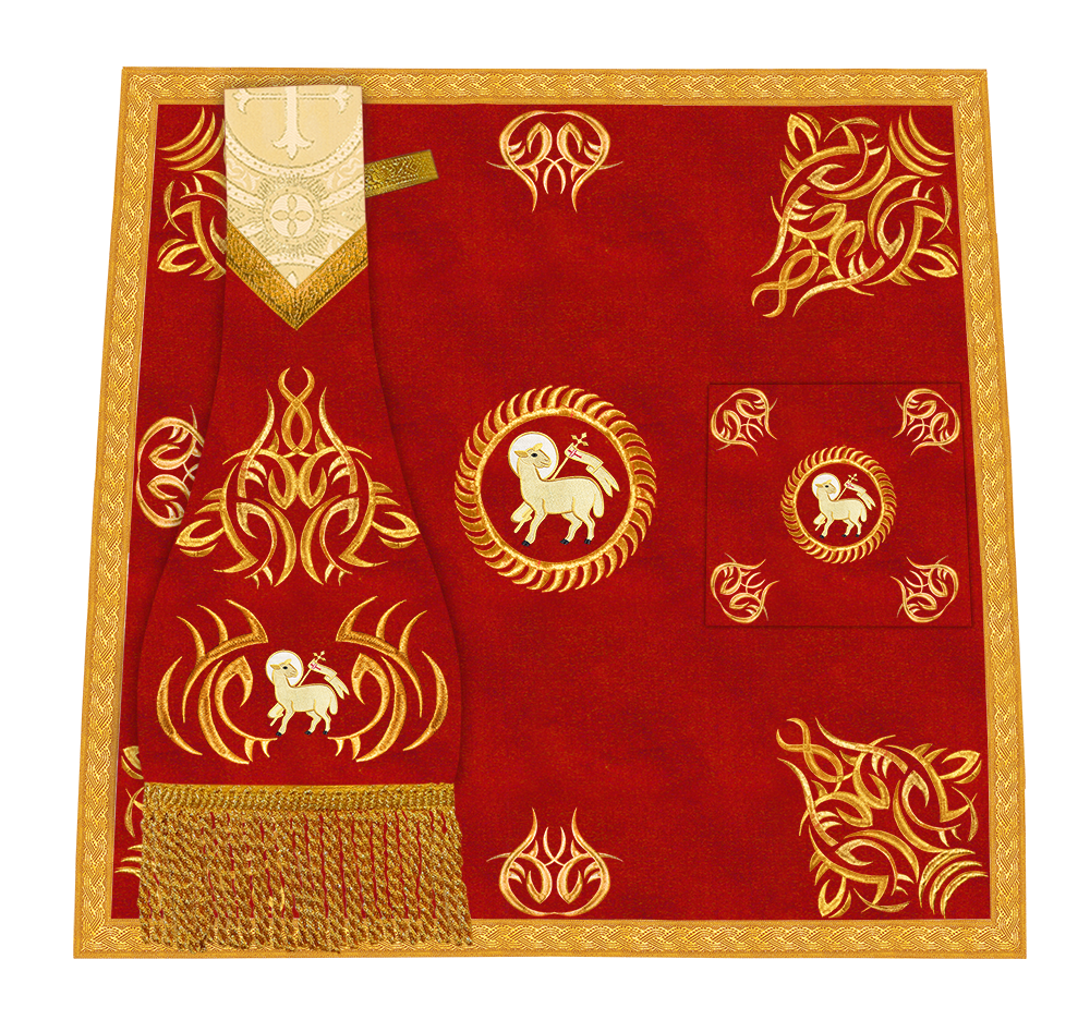 Marvelous mass set with Golden Embroidery - Angelic collection