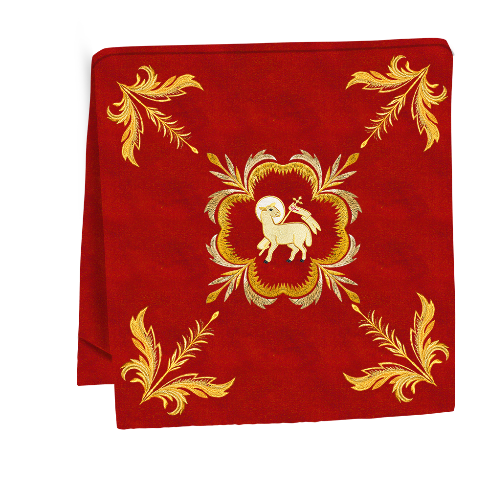 Mass Set Vestment with Embroidery Trims