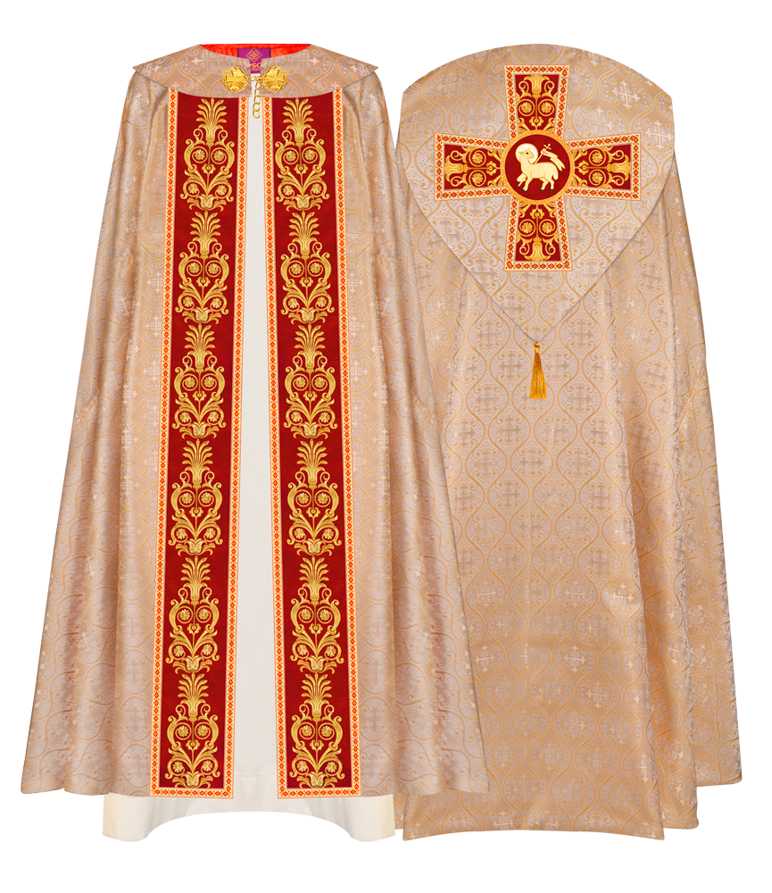 GOTHIC COPE WITH EMBROIDERED MOTIFS
