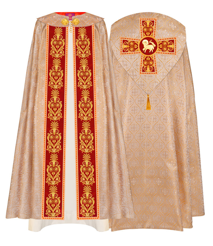 GOTHIC COPE WITH EMBROIDERED MOTIFS