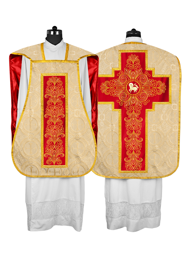 Traditional Roman chasuble vestment - Flourish collection