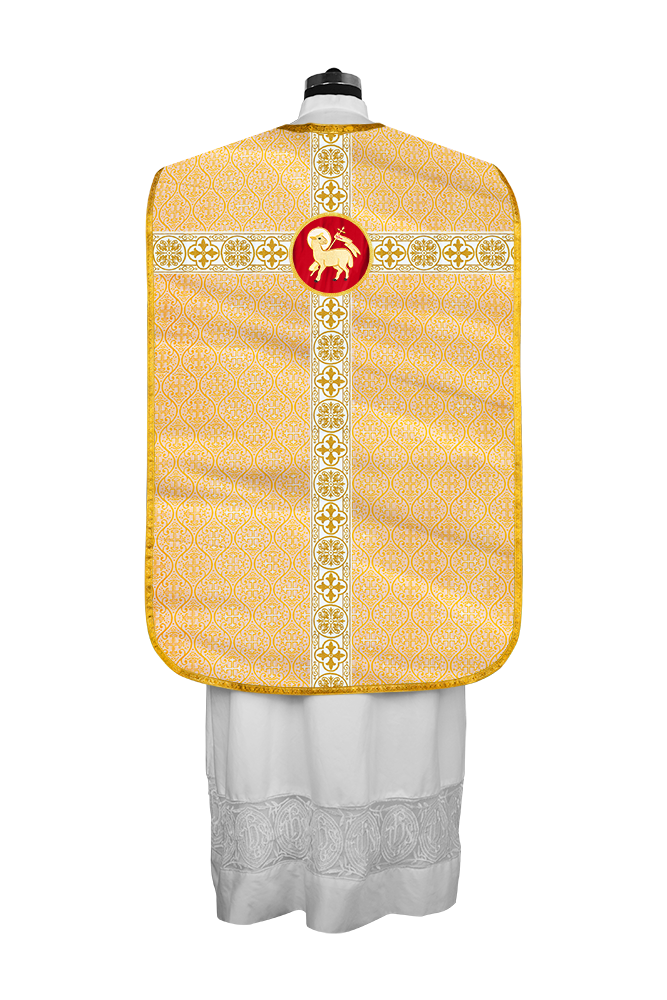 Fiddleback Vestment adorned with lace