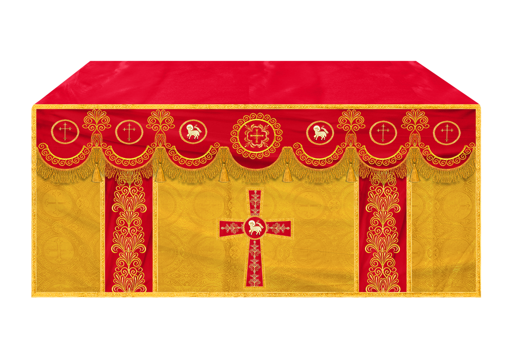 Altar Cloth with Liturgical Motif