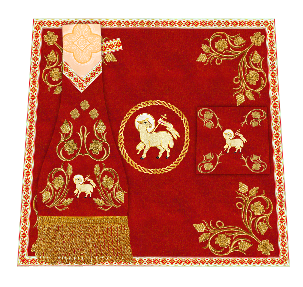 Grapes Embroidery Mass set with Motif