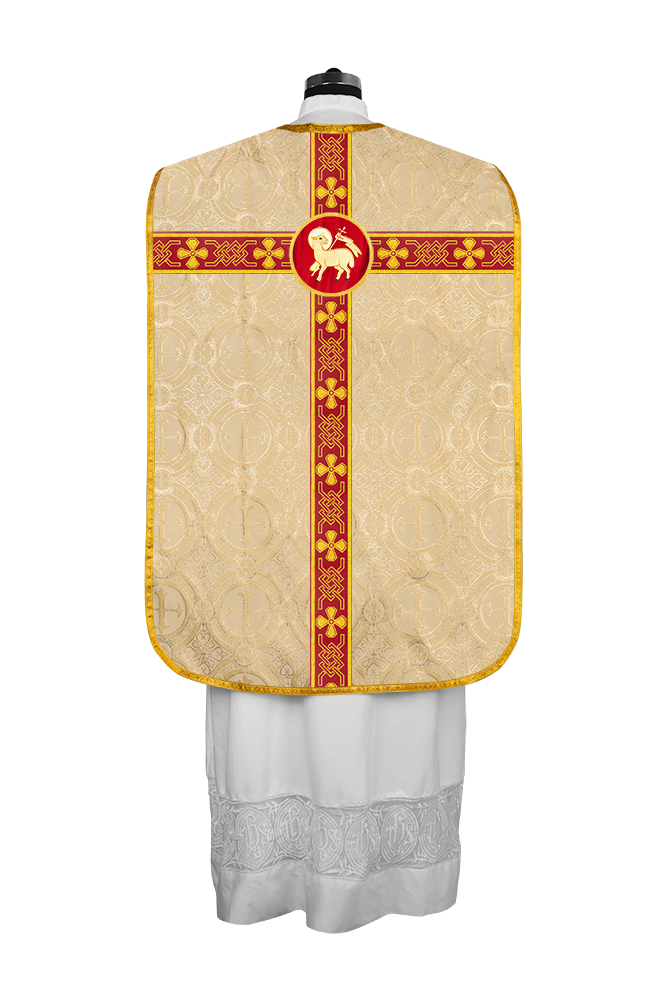 Roman chasuble adorned with lace