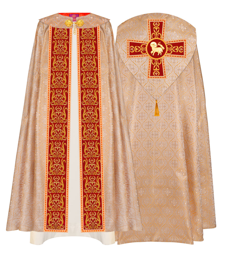GOTHIC COPE VESTMENTS WITH ADORNED ORPHREY