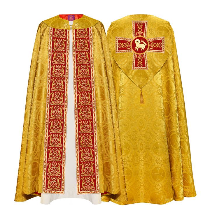 GOTHIC COPE VESTMENTS WITH ADORNED ORPHREY