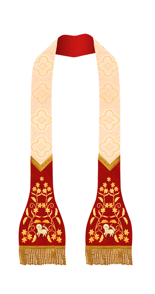 Solemn Roman Stole Vestments - Floral collection