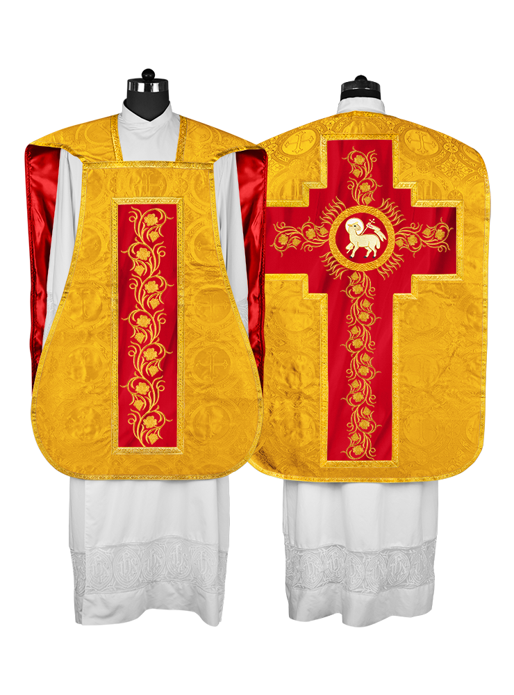 Catholic fiddleback chasuble vestment - Grapes collection