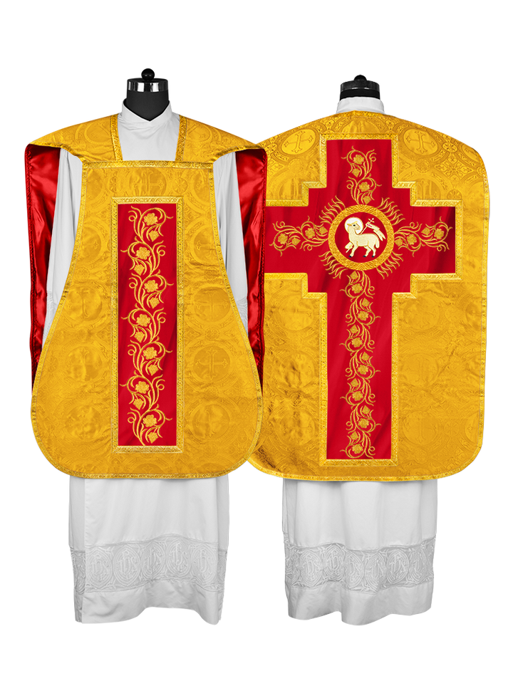 Catholic fiddleback chasuble vestment - Grapes collection