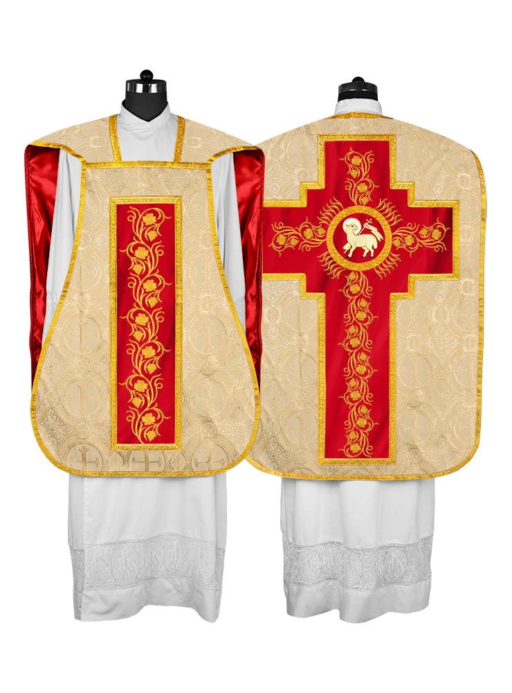Catholic fiddleback chasuble vestment - Grapes collection