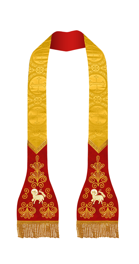 Roman stole with golden embroidery - Flourish collection