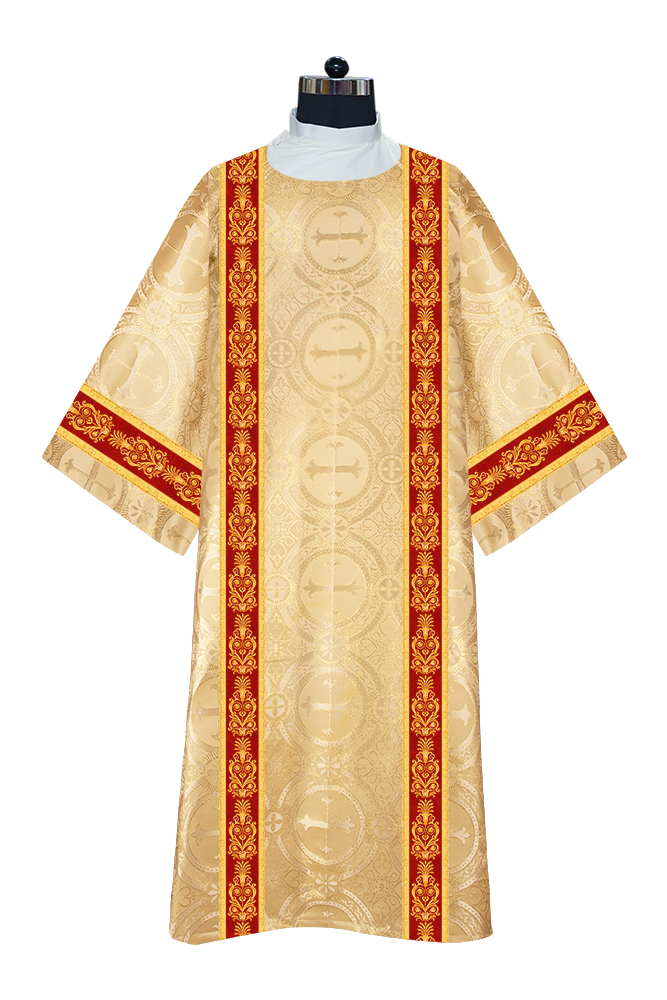 DEACON DALMATICS WITH ORNATE EMBROIDERY