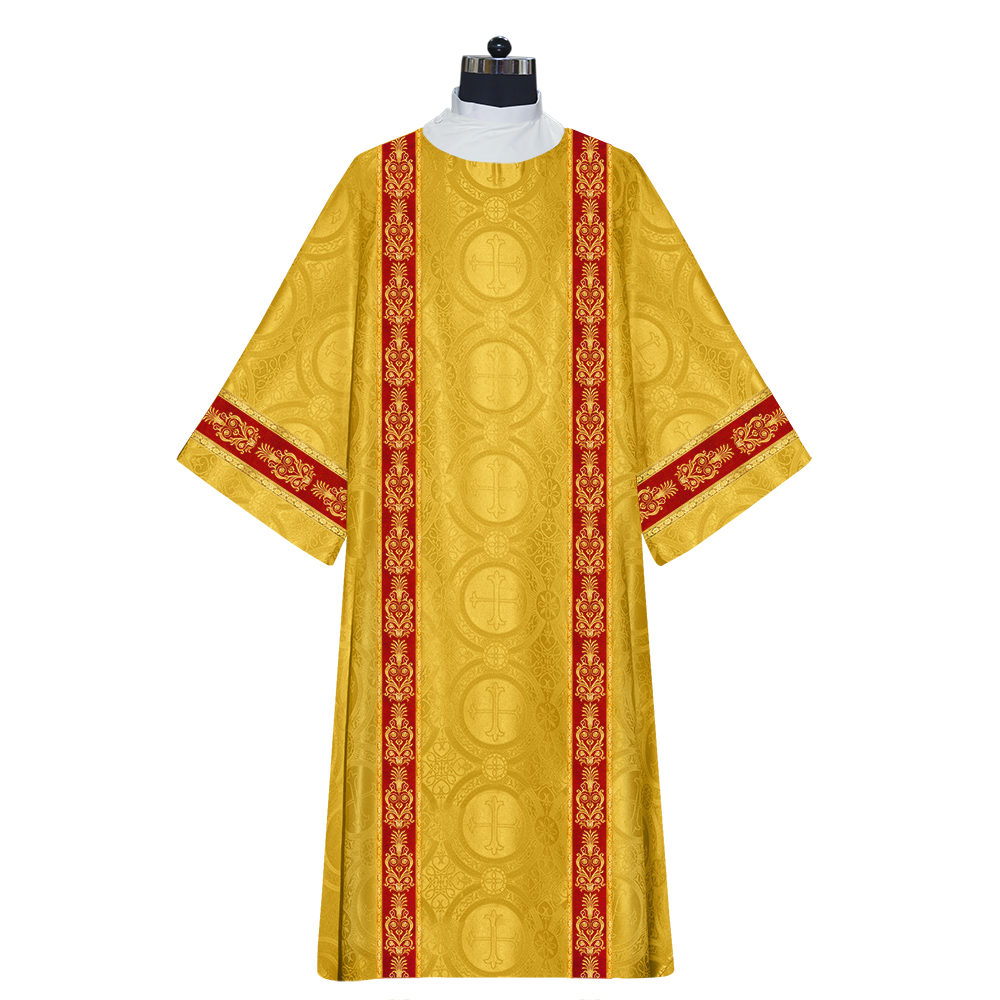 DEACON DALMATICS WITH ORNATE EMBROIDERY