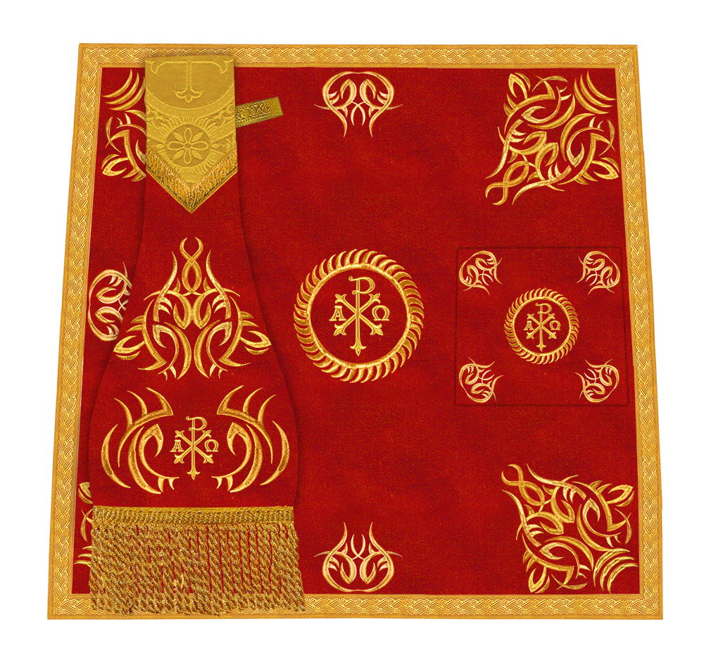 Marvelous mass set with Golden Embroidery - Angelic collection