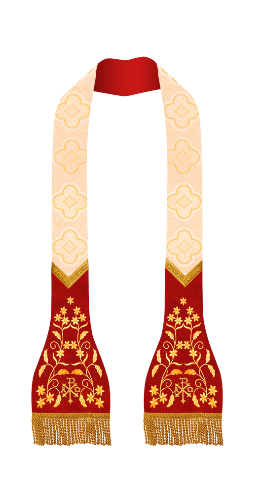 Solemn Roman Stole Vestments - Floral collection