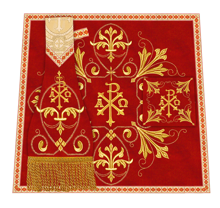 Spiritual Embroidery Mass Set Vestment