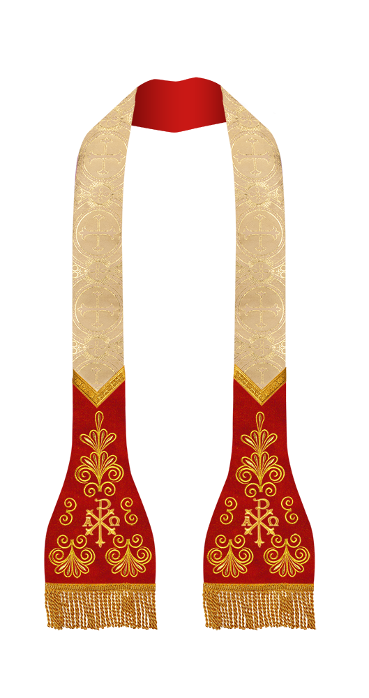 Roman stole with golden embroidery - Flourish collection