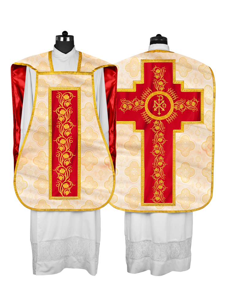Catholic fiddleback chasuble vestment - Grapes collection