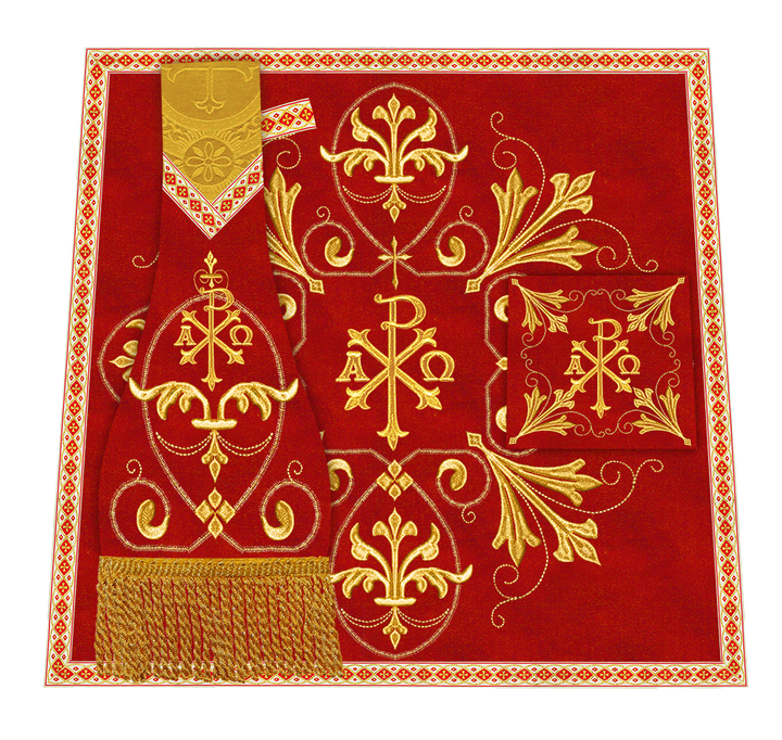 Spiritual Embroidery Mass Set Vestment